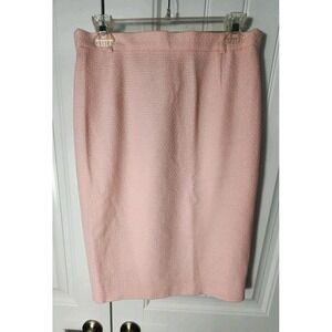 ESCADA Margaretha Ley Size 40 Bright Barbie Pink Pencil‎ Skirt Office Classic